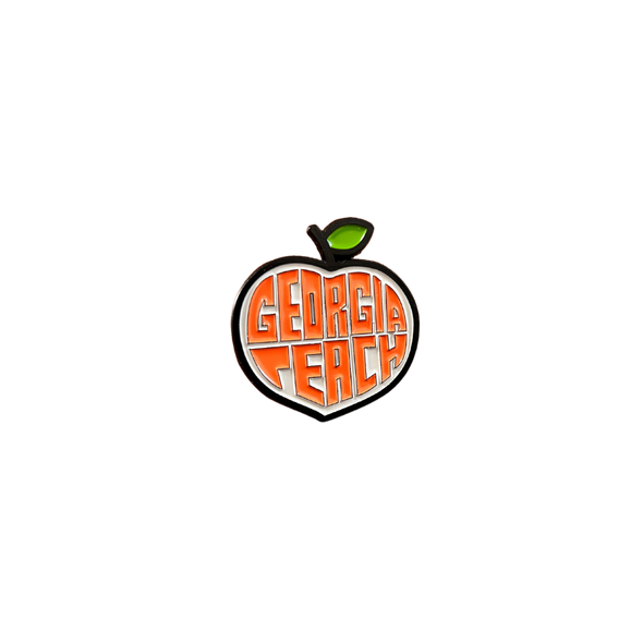 Georgia Peach Enamel Pin