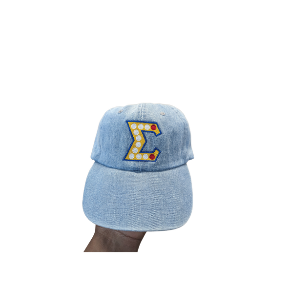 Pearls & Rubies Embroidered Dad Hat